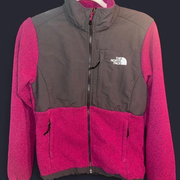 The North Face Pink and grey jacket women's size small - Picture 1 of 4